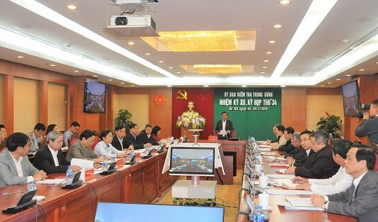Ủy ban Kiểm tra Trung ương thi hành kỷ luật một số cán bộ