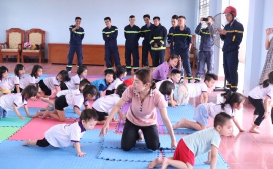 Kỹ năng “Phòng vệ thông minh” cho trẻ mầm non tại Tĩnh Gia