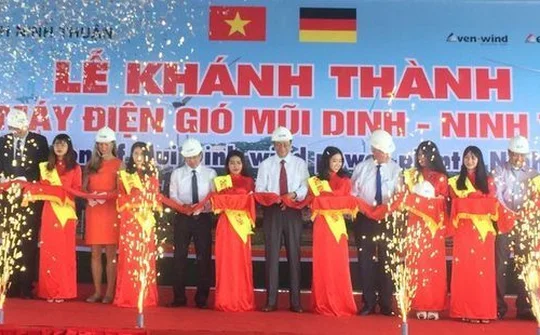 Ninh Thuận khánh thành nhà máy điện gió gần 1.500 tỷ đồng