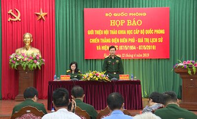 Hội thảo “Chiến thắng Điện Biên Phủ - Giá trị lịch sử và hiện thực”