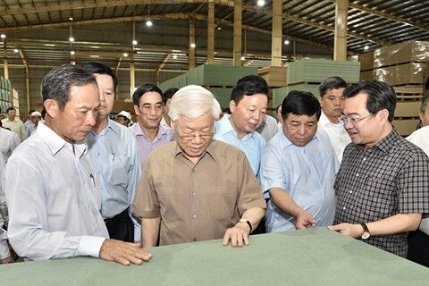 Tổng Bí thư, Chủ tịch nước Nguyễn Phú Trọng thăm, làm việc tại Kiên Giang