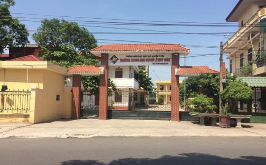 Trường THCS Lê Quý Đôn vững bước đi đầu trong công tác dạy và học