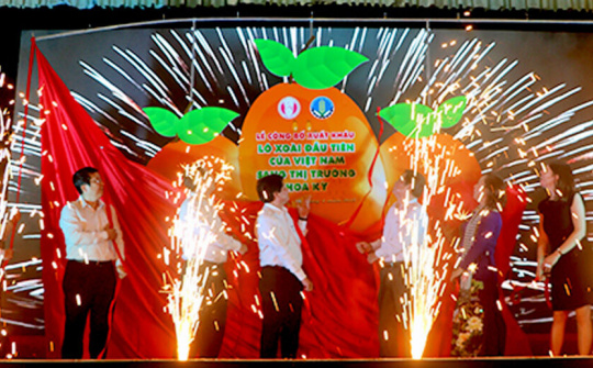 Lô xoài đầu tiên của Việt Nam sang Mỹ