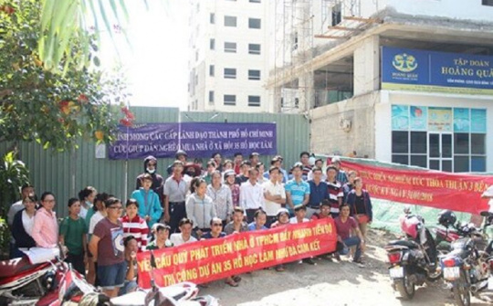 Dự án Nhà ở xã hội "35 Hồ Học Lãm" chậm tiến độ: Quỹ Phát triển Nhà ở TP.HCM bị xử phạt ...