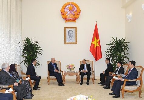 Thủ tướng tiếp đoàn các hãng thông tấn châu Á-Thái Bình Dương