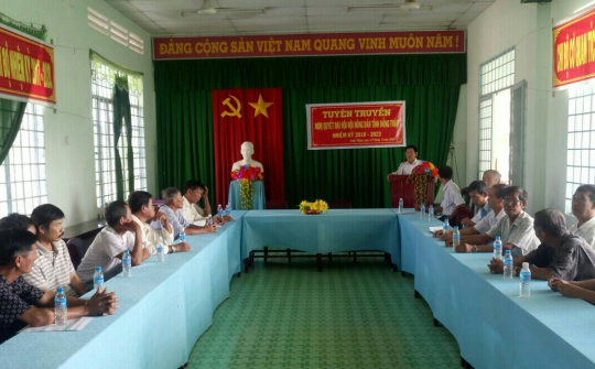 Nông dân Lai Vung hoàn thành tuyên truyền Nghị quyết "Đại hội Hội Nông dân tỉnh Đồng Tháp"