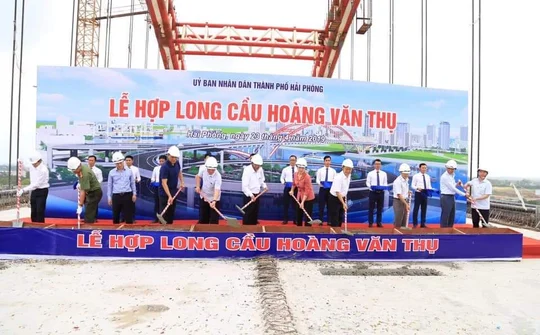 Lễ hợp long cầu Hoàng Văn Thụ tại Hải Phòng