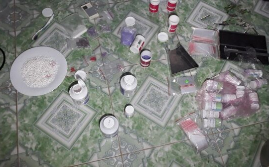 Nam Định: Triệt phá “xưởng” sản xuất ma túy tổng hợp