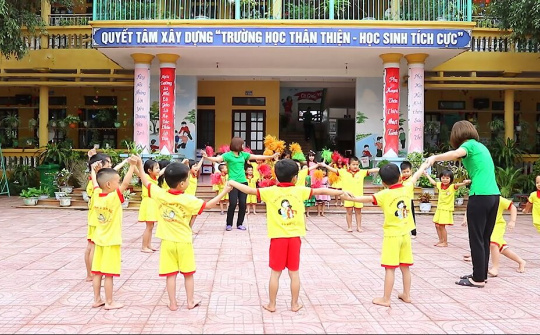 Mô hình điểm trường mầm non lấy trẻ làm trung tâm