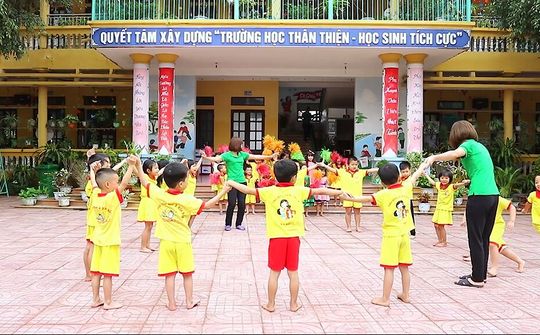 Mô hình điểm trường mầm non lấy trẻ làm trung tâm