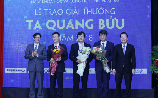 Trao giải thưởng Tạ Quang Bửu năm 2019 cho 3 nhà khoa học
