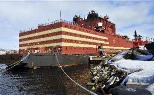 Chạy thử thành công nhà máy điện hạt nhân nổi đầu tiên trên thế giới