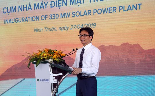 Vận hành hai dự án điện mặt trời lớn nhất nước tại Ninh Thuận