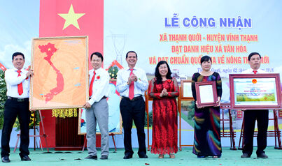 Huyện Vĩnh Thạnh, TP.Cần Thơ : Hoàn thành xuất sắc Mục tiêu Quốc gia xây dựng nông thôn mới