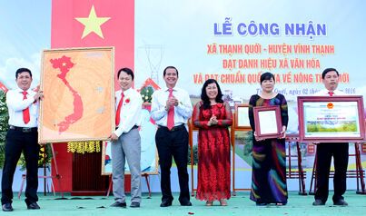 Huyện Vĩnh Thạnh, TP.Cần Thơ : Hoàn thành xuất sắc Mục tiêu Quốc gia xây dựng nông thôn mới