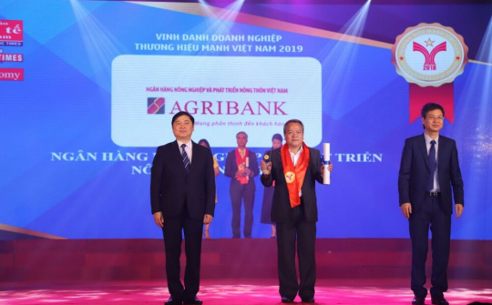 Agribank tự hào là Thương hiệu Mạnh Việt Nam 2018