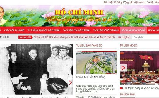 Ra mắt giao diện mới Trang thông tin điện tử Hồ Chí Minh