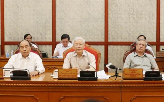 Tổng Bí thư, Chủ tịch nước Nguyễn Phú Trọng chủ trì họp Bộ Chính trị