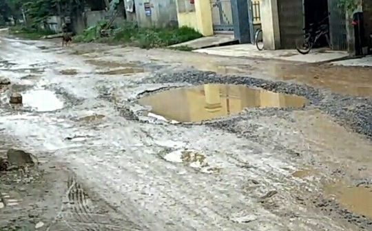 Khắc phục sự xuống cấp quốc lộ 515B Thiệu Lý - Đông Hoàng “Làm cho xong chuyện”