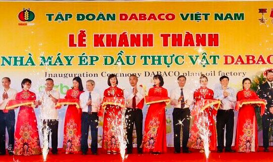 Dabaco khánh thành nhà máy ép dầu 1.200 tỷ đồng