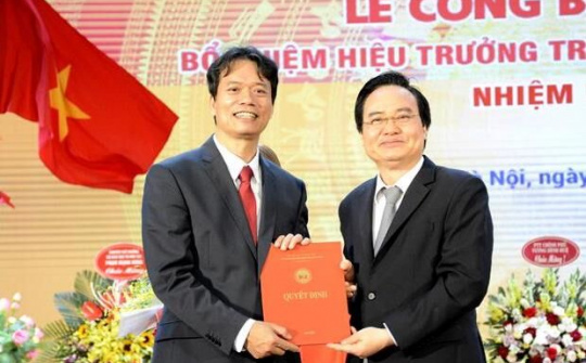 Đại học Kinh tế Quốc dân và Xây dựng Miền Trung có Hiệu trưởng mới