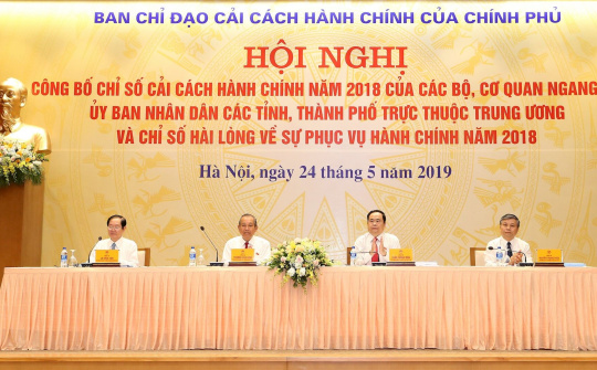 Công bố 2 chỉ số quan trọng về cải cách hành chính