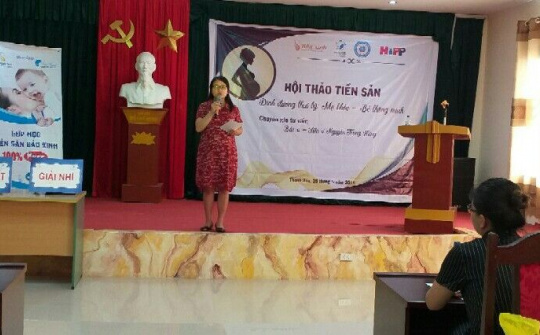 Hội thảo tiền sản 'Dinh dưỡng thai kỳ': Mẹ khỏe – Bé thông minh