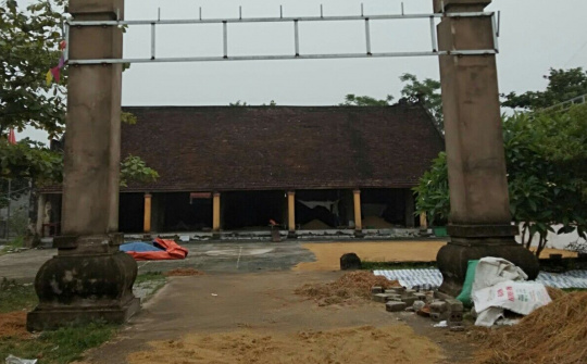 Xứ Thanh có ngôi đình to lớn bị bỏ hoang nhiều thập kỷ