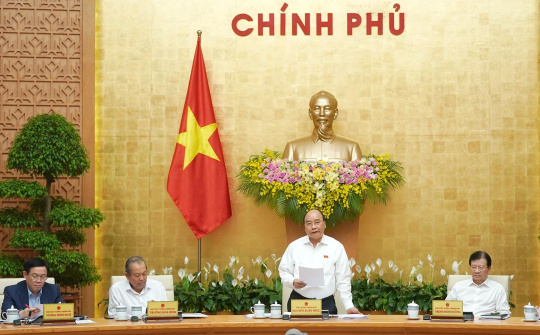 Chính phủ họp phiên thường kỳ tháng 5/2019
