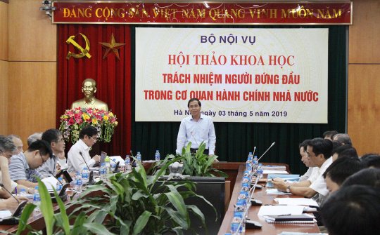 Trách nhiệm người đứng đầu trong cơ quan hành chính nhà nước