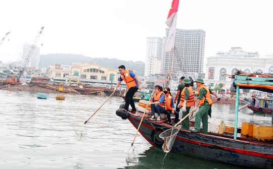 Quảng Ninh: 500 đoàn viên ra quân làm sạch biển