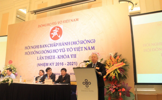 Ông Vũ Mão đắc cử Chủ tịch Hội đồng dòng họ Vũ - Võ Việt Nam