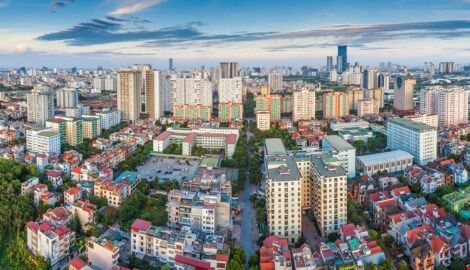 Luồng nước ngược trên dòng sông lớn