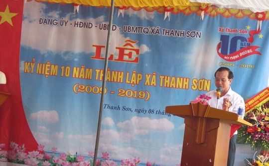 Xã Thanh Sơn (huyện Thanh Chương, tỉnh Nghệ An) Kỷ niệm 10 năm thành lập