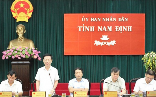 Nam Định phấn đấu hoàn thành chỉ tiêu nhiệm kỳ 2016 - 2020 trong năm 2019