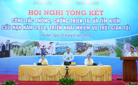 Thủ tướng chủ trì hội nghị toàn quốc phòng chống thiên tai