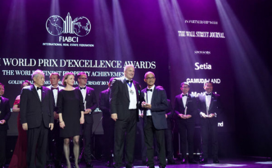 Ciputra Hà Nội giành Cúp tại giải thưởng Bất động sản thế giới FIABCI