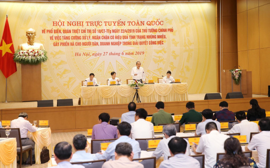 Phó Thủ tướng Thường trực chủ trì Hội nghị toàn quốc xử lý ‘tham nhũng vặt’