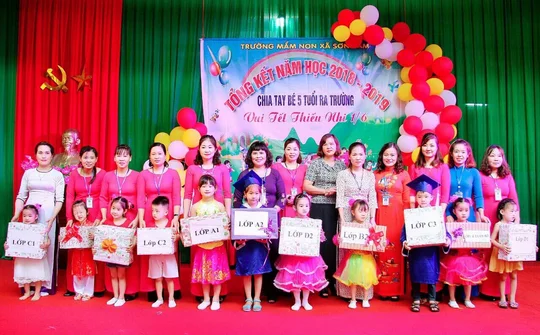Trường mầm non Sơn Cẩm (TP. Thái Nguyên) với 1 năm đáng tự hào