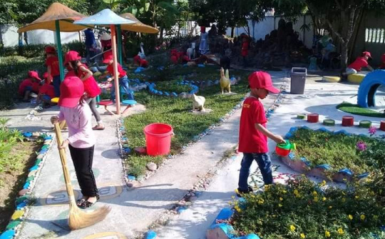 Mầm non Nghi Mỹ - Điển hình trong phong trào thi đua “Dạy tốt, Học tốt”