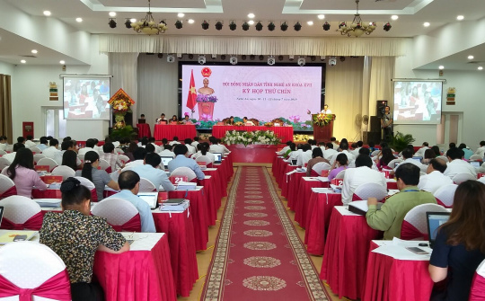 Nghệ An khai mạc Kỳ họp thứ 9 HĐND tỉnh khóa XVII