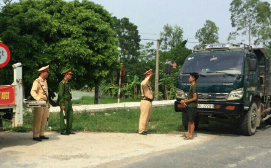 6 tháng đầu năm Công an Thiệu Hóa góp phần giảm tai nạn giao thông