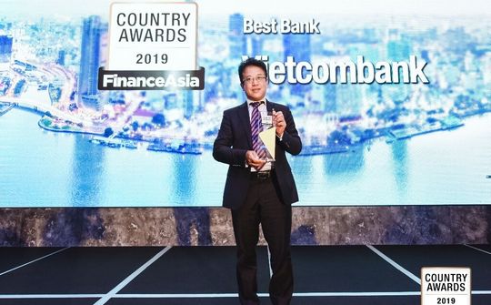 Vietcombank nhận giải thưởng ngân hàng tốt nhất
