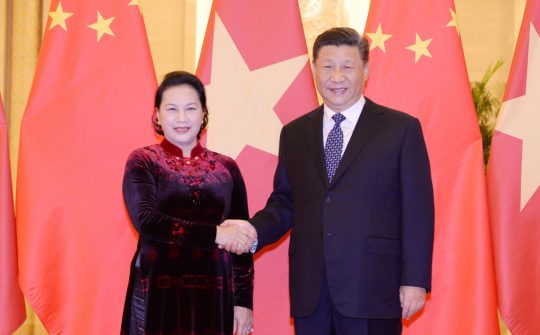 Chủ tịch Quốc hội hội kiến Tổng Bí thư, Chủ tịch Trung Quốc Tập Cận Bình