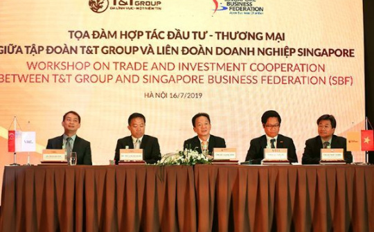 T&T Group và Liên đoàn doanh nghiệp Singapore giao lưu cơ hội hợp tác