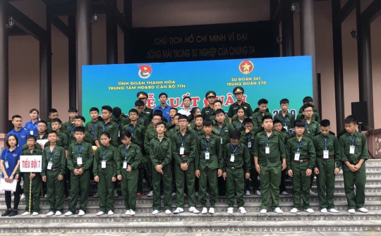 Học kỳ Quân đội: Cuộc trải nghiệm bổ ích cho trẻ ở Thanh Hoá