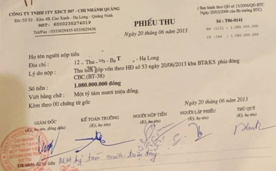 Quảng Ninh: Khách hàng “tố” doanh nghiệp 507 chiếm dụng tài sản?