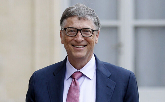 Bill Gates là người đàn ông được ngưỡng mộ nhất trên thế giới