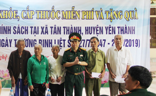 Bệnh viện Quân y 4 mang niềm vui cho đối tượng chính sách