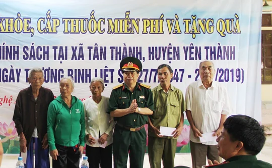 Bệnh viện Quân y 4 mang niềm vui cho đối tượng chính sách